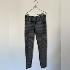 NWOT Ivivva by Lululemon Leggings Black and White Striped Size 14